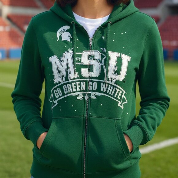 MSU Spartans Soffe Hoodie - Picture 1 of 8